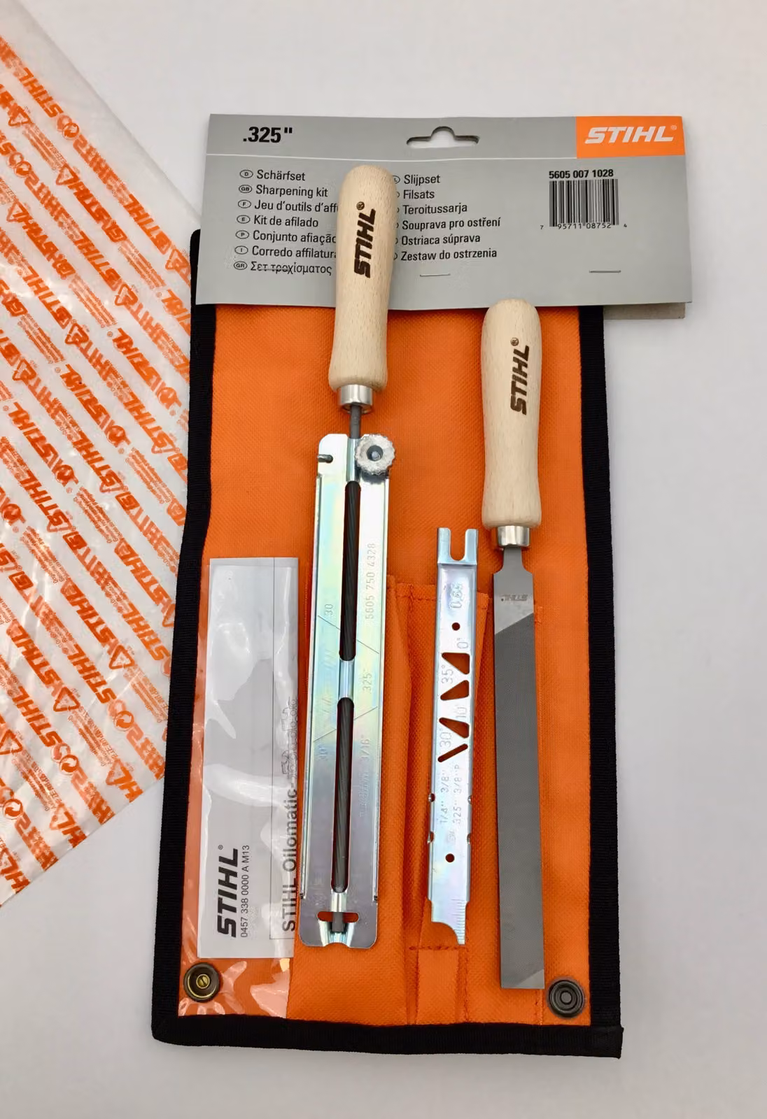 Set di affilatura STIHL per catene da .325" 4,8 mm - lime 56050071028