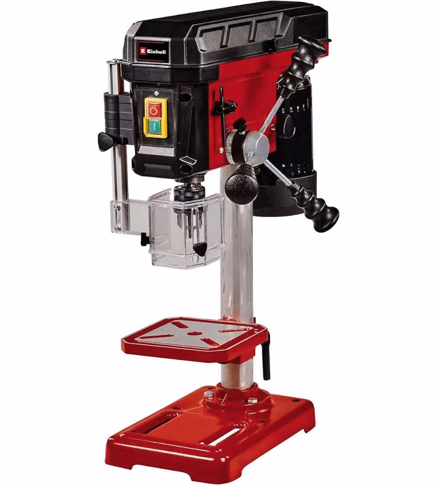 Einhell Trapano a colonna TC-BD 450W Nero Rosso con 5 velocità e tavolo inclinabile da -45 a 45° – 1