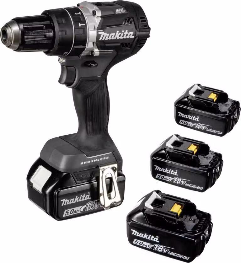 Trapano a percussione a batteria Makita DHP484T4JB nero