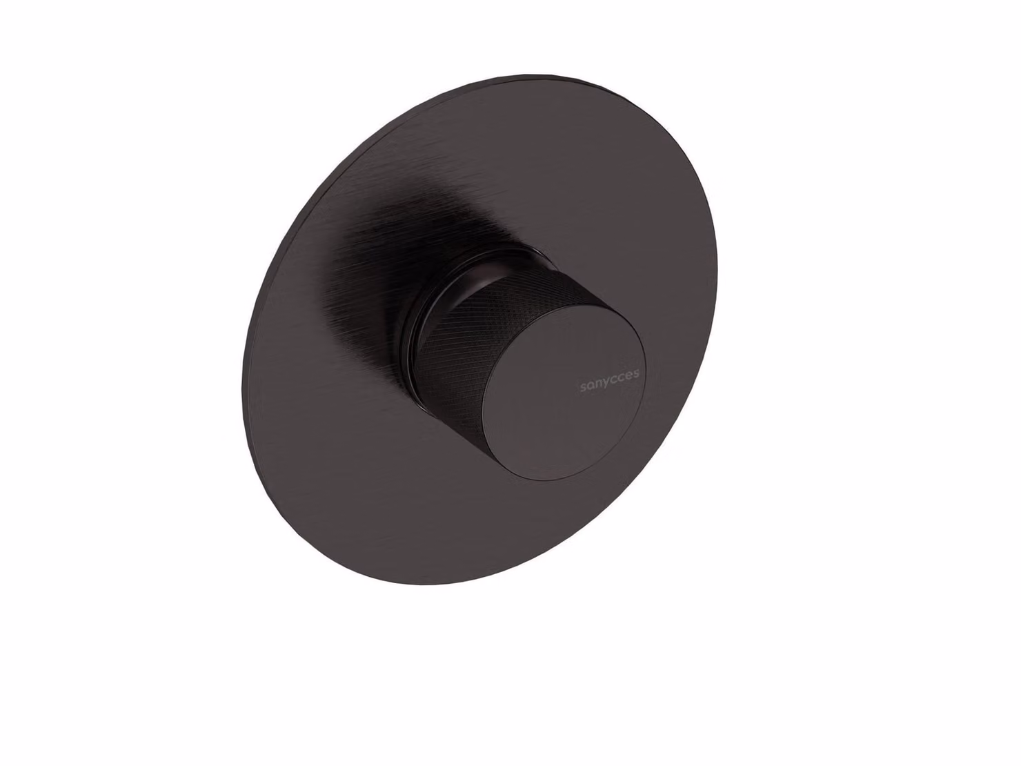 SANYCCES LOOP K Miscelatore doccia da incasso con corpo da incasso, nero metallizzato