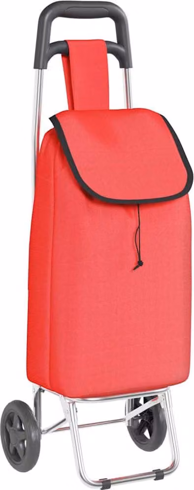 Carrello della spesa Rosso 35 x 28 x 92 cm Tessuto Oxford