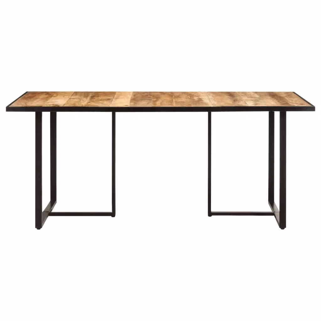 Tavolo da Pranzo 180 cm in Legno di Mango Grezzo