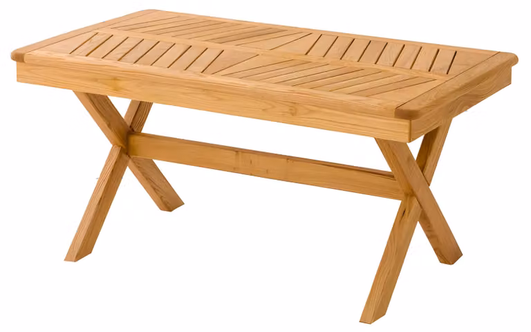 Eleganter brauner Esstisch aus Holz für modernes Wohndesign