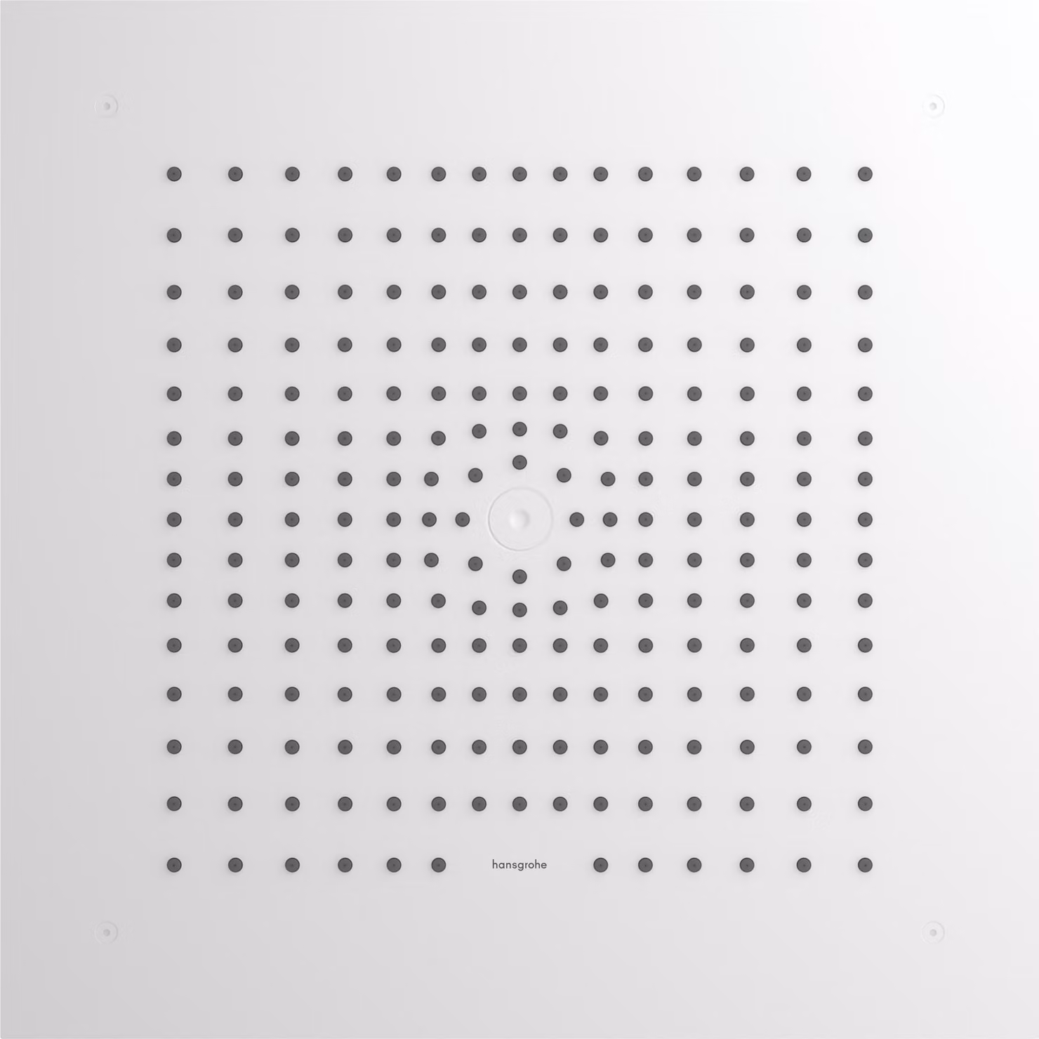 hansgrohe Raindance E Douche de tête, carrée 400x400mm, 1jet, intégrée au plafond, 26252700, 26252700