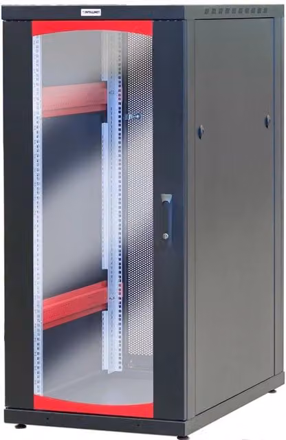 Armadio Server Rack 19'' 600x1000 27 Unita' Nero serie Ideal