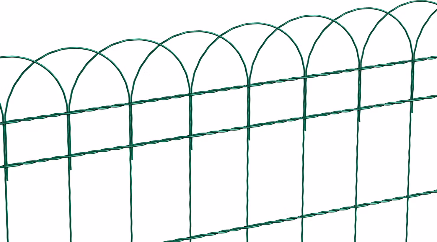 Alberts 611859 Rete ornamentale Rondo, verde, altezza 65 cm, lunghezza 10 m