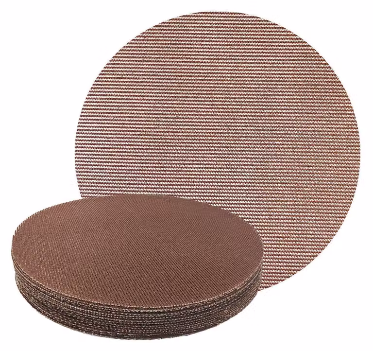 Reti abrasive, confezione da 20 pezzi, 225 mm, con sistema di fissaggio a strappo, grana P180, per levigatrici per cartongesso e levigatrici per pavimenti