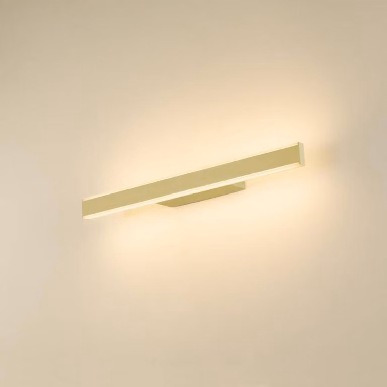 SLV Applique da parete One Linear, dimmerabile, Ottone / Oro, Bagno, Alluminio, Moderno, Applique