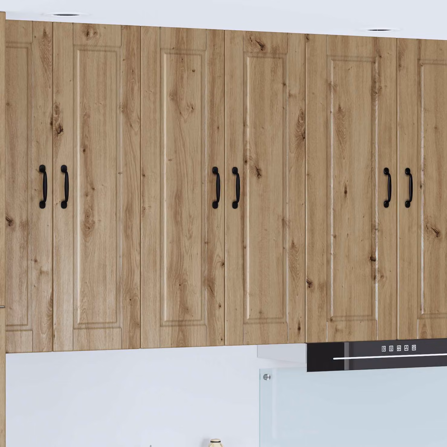 vidaXL Armadietto a muro PORTO moderno in legno marrone L: 60 cm, P: 31 cm, H: 100 cm