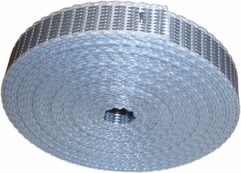 Nastro per avvolgibili Mini, 14 mm di larghezza, 5 metri di lunghezza, colore grigio, adatto per avvolgibili e tende