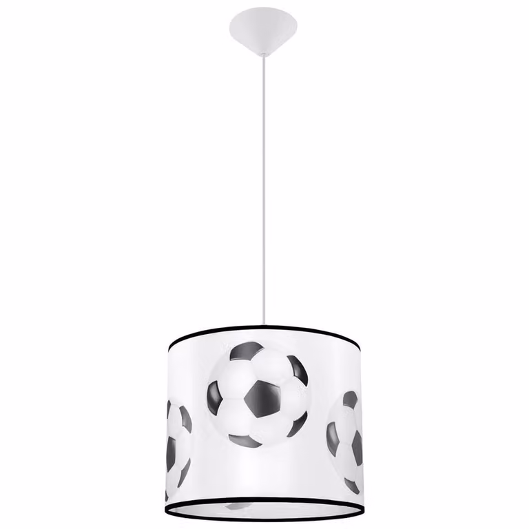 Lampada a sospensione FOOTBALL A 30 1xE27 15W PVC 82x30x30cm Sollux Lighting