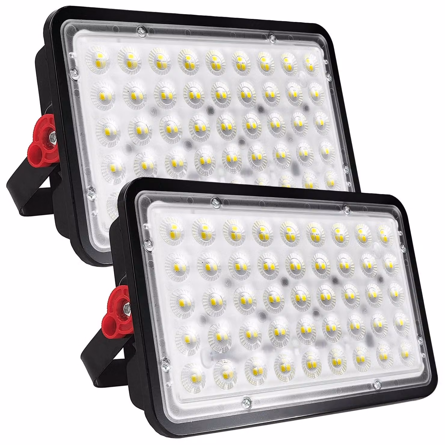 Fari a LED da 100W, confezione da 2, 10.000 lumen, grado di protezione IP66, temperatura di colore 6500K