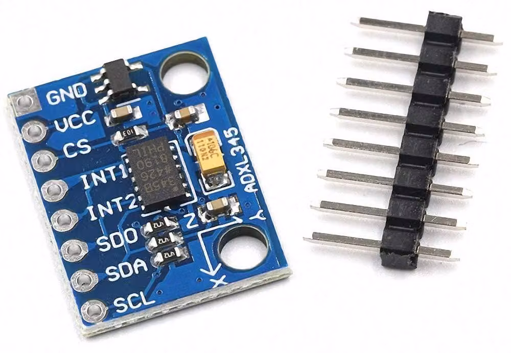 Sensore di accelerazione a 3 assi GY-291 ADXL345, 13 bit, interfaccia I2C/SPI, compatto