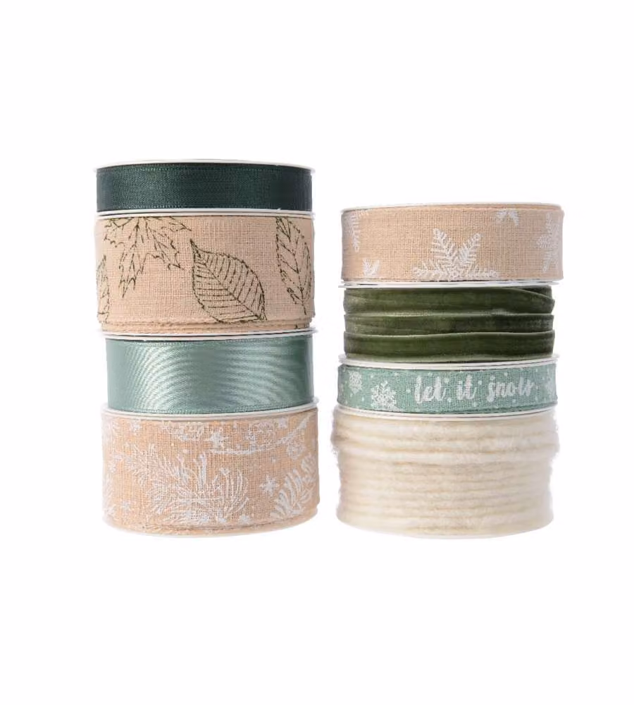 Ribbon Natalizio Linea White Christmas