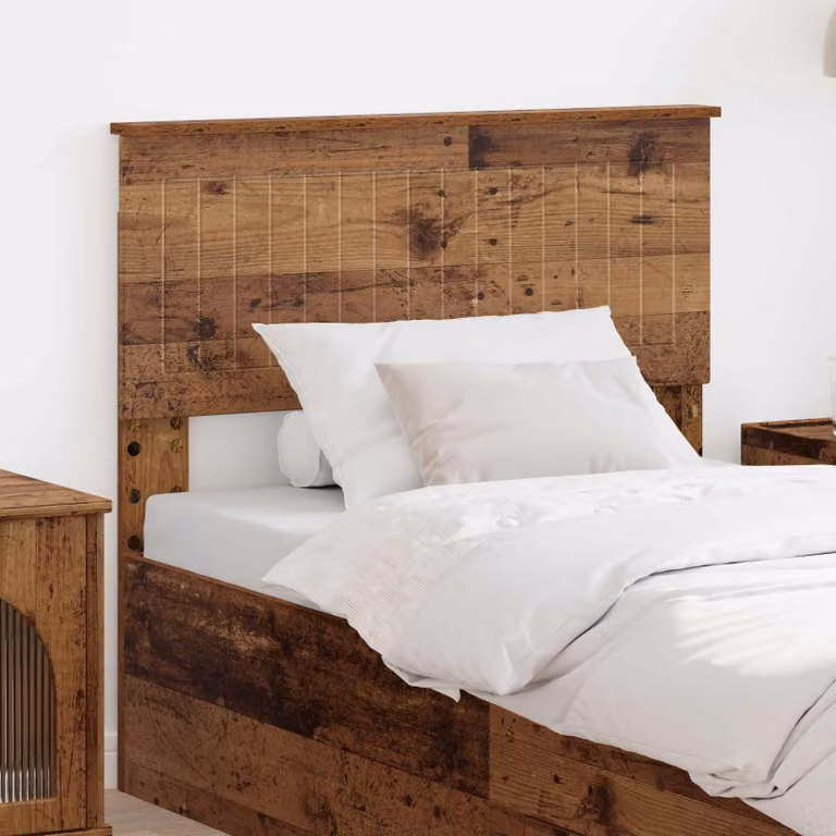 Testiera per letto moderna vidaXL in legno ingegnerizzato color marrone