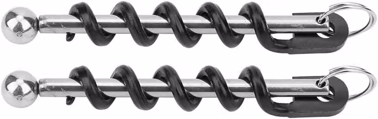 Apertisigille portatili in acciaio inossidabile, multifunzione, con apribottiglie e portachiavi, ideali per cucine, bar e ristoranti - Set da 2