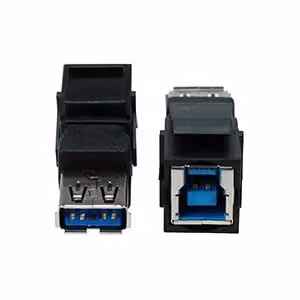 BACHMANN Accoppiatore Keystone USB 3.0 B/A femmina-femmina nero