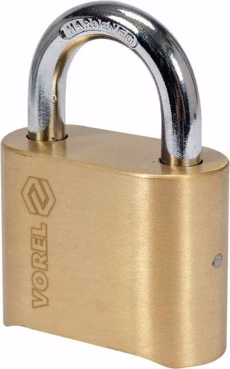 Lucchetto in ottone Vorel Cipher 50Mm Meccanismo inferiore