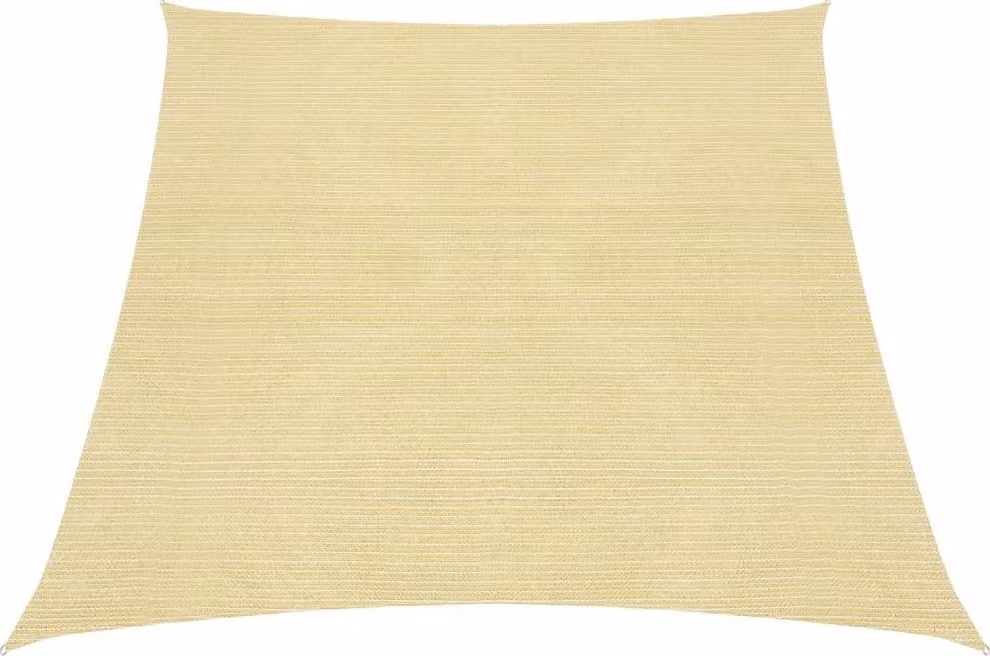 The Living Store Tenda da sole 160 g/m² Beige 4/5x4 m HDPE