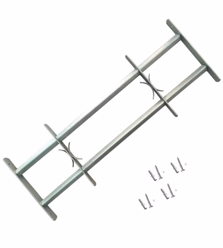 Grate per Finestre Regolabili 2 pz 700-1050 mm
