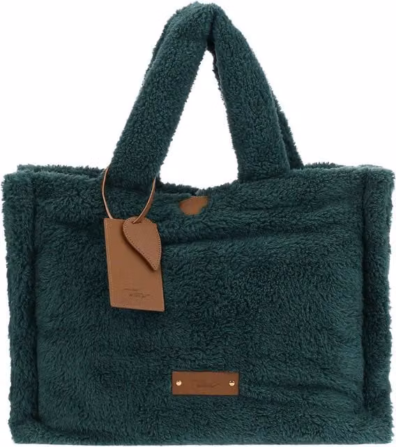 Plaid con borsa, verde