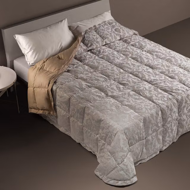 Trapunta in piuma e cotone DaunenStep Classica 10017B multicolore traspirante e termoregolatrice per adulti – 1