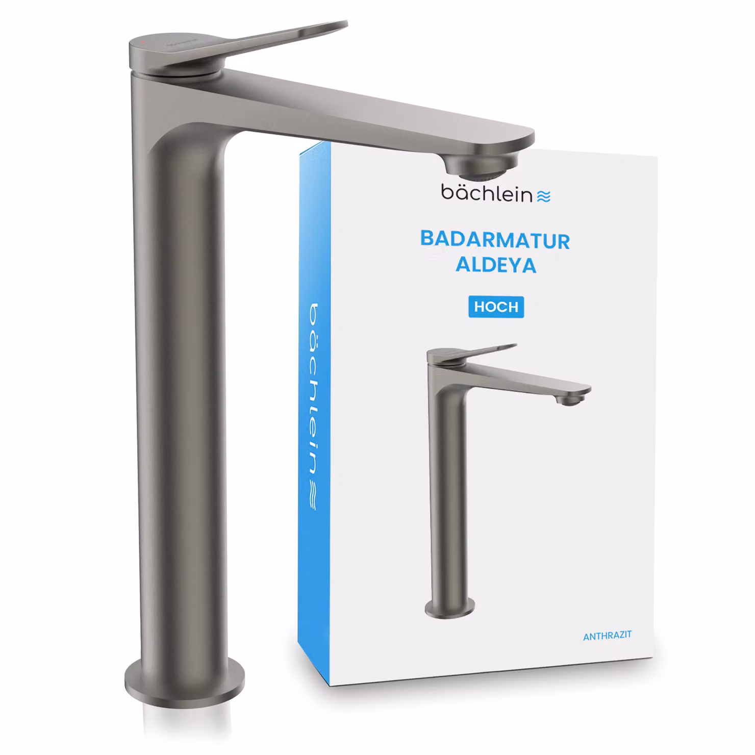 Rubinetto da bagno Aldeya high - antracite