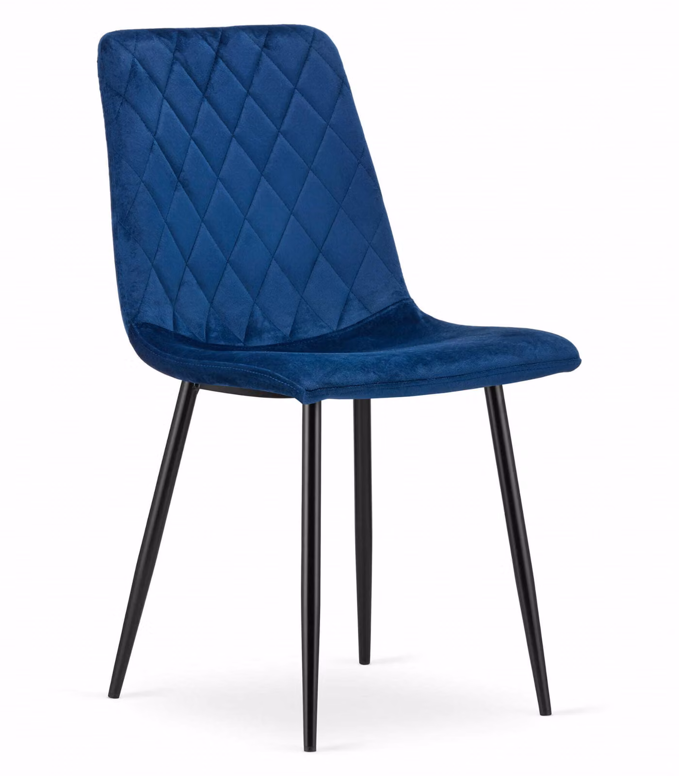 Sedia TURIN - velluto blu navy x 1