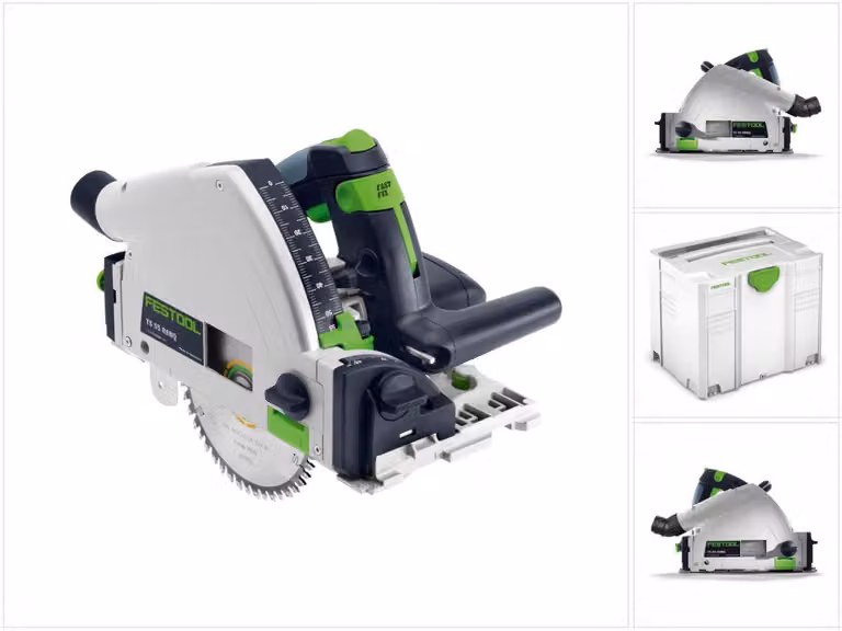 Festool TS 55 REBQ-PLUS taglio a tuffo 1200W 160 mm in systainer ( 561551 ) + accessori
