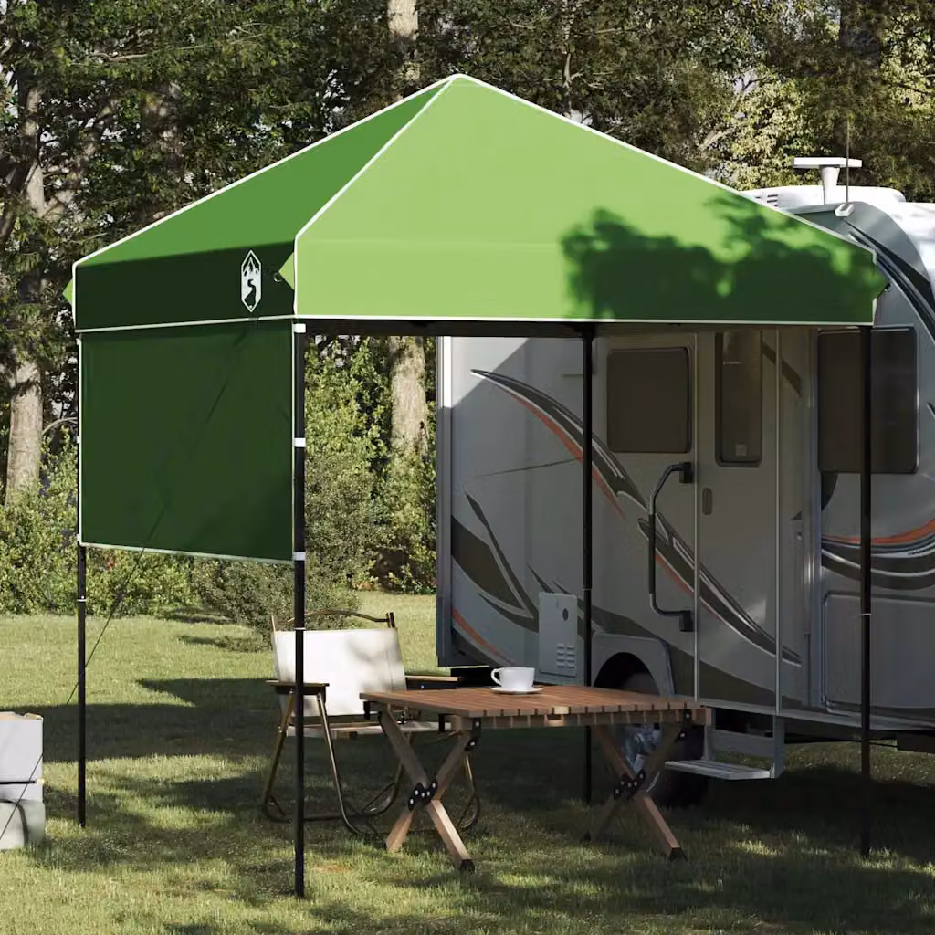 Tenda Gazebo vidaXL in tessuto verde L/P/H: 194 x 194 x 251 cm