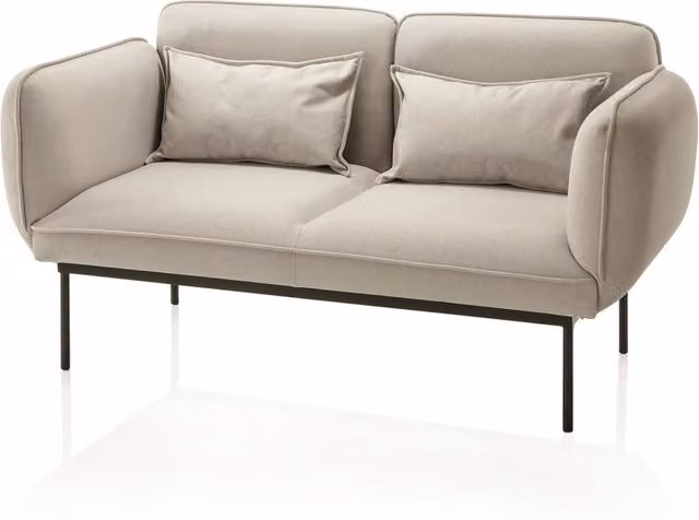 Divano 2 posti VELOUR grigio chiaro