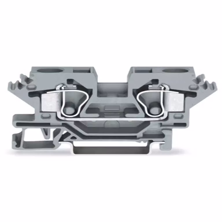 Morsetto passante 0,2-10 mm² grigio - Morsettiera di alimentazione 10 mm 57 A 284-601
