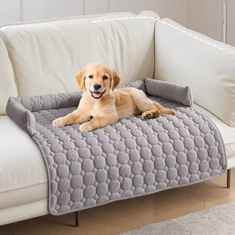 Cuccia per cani morbida e lavabile, con base antiscivolo, 75 x 75 cm