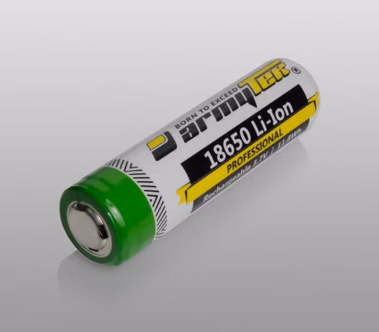 Batteria Armytek 18650 Li-Ion 3200mAh / protetta / ricaricabile
