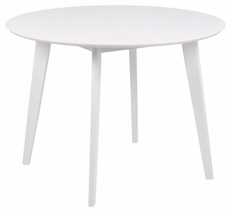 Tavolo da pranzo Roxby Ø105 cm bianco.