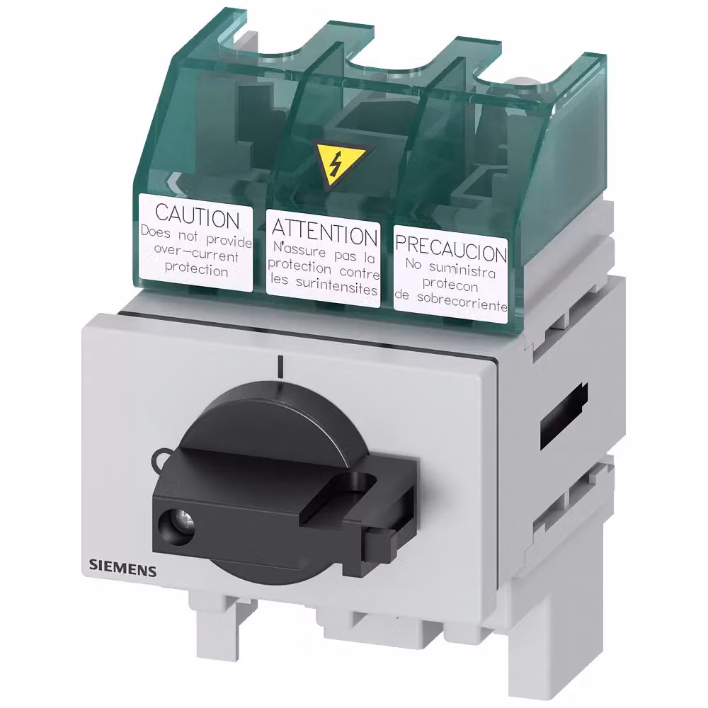 Siemens SENTRON, sezionatore di carico 3LD5 UL, interruttore generale, a 3 poli, omologato 3LD50000TK11