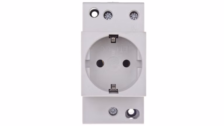 Presa modulare 2P+T 10/16A 230V Schuko, per guida 002414020