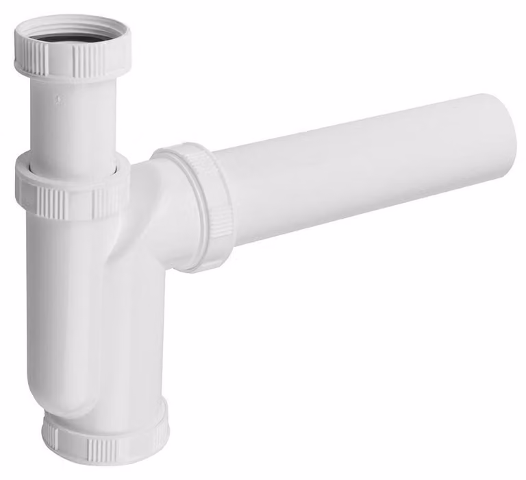 Sifone per lavello 6/4", DN50, bianco