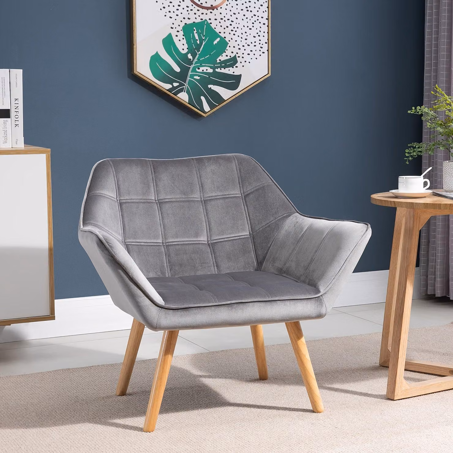 Divano letto - Poltrona relax - Panchina imbottita - Poltrona - Divano - Design scandinavo, materiale: poliestere