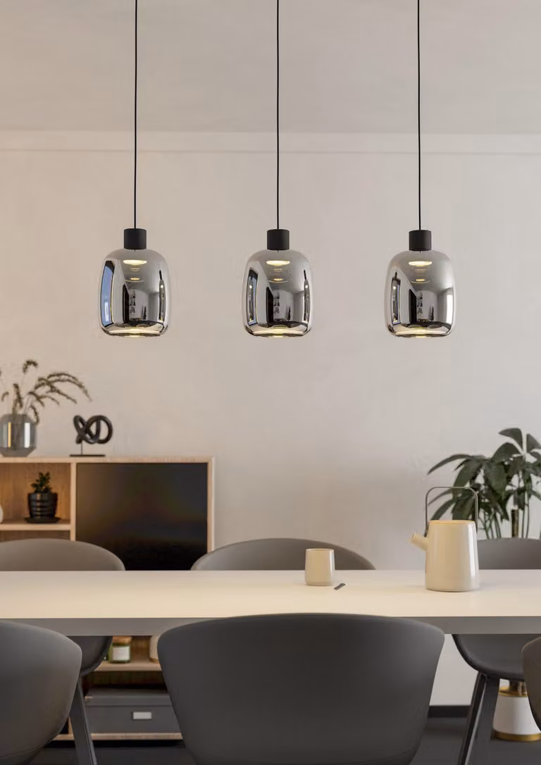 EGLO MOLOCHIO-Z, Nero, Acciaio, Universale, IP20, Classe II, LED