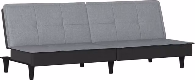 Divano letto | Sof¨¤ letto | Letto singolo Grigio Chiaro in Tessuto
