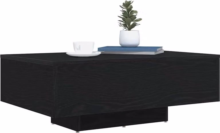 Tavolino da salotto Rovere Nero 85 x 55 x 31 cm