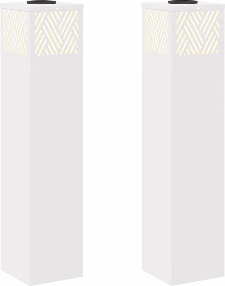 Faro LED solare per sentieri 2 pcs Bianco