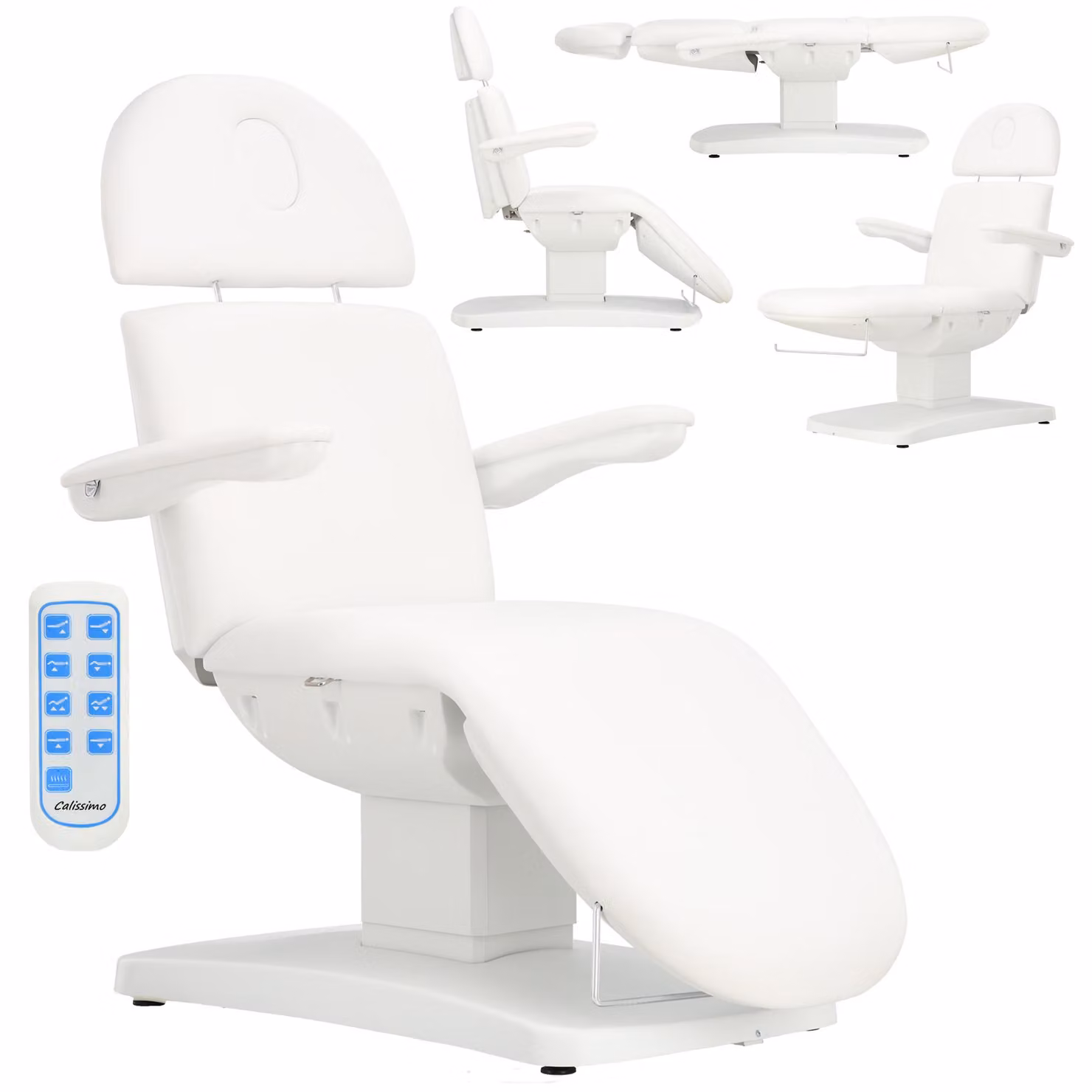 Poltrona estetica elettrica per salone di bellezza pedicure riscaldamento regolazione 3 attuatori Edgar