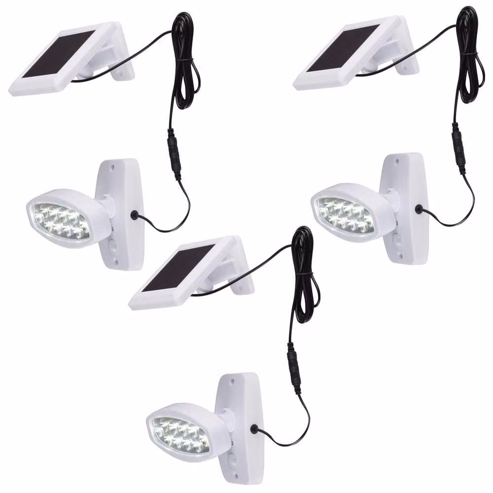 set di 3 applique a LED con rilevatore di movimento
