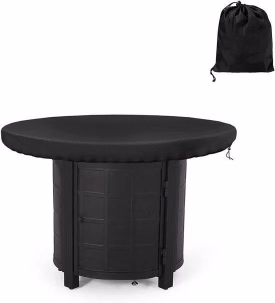 Copertura per braciere - impermeabile e resistente ai raggi UV - Ø 80 cm - nero
