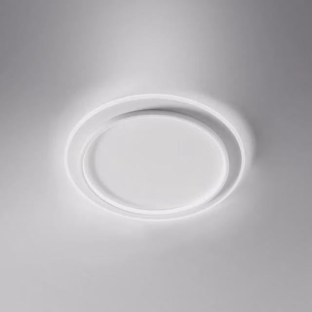 Plafoniera LED Dharma Gealuce 49W 3300lm 3000K Luce Calda Bianca con Montatura in Alluminio e Diffusore in Metacrilato Opale IP20