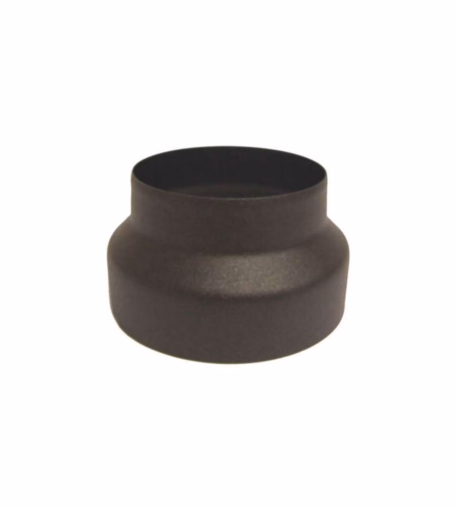 Save Riduzione Lamiera Acciaio Smaltata Nero Opaco 15-12 cm