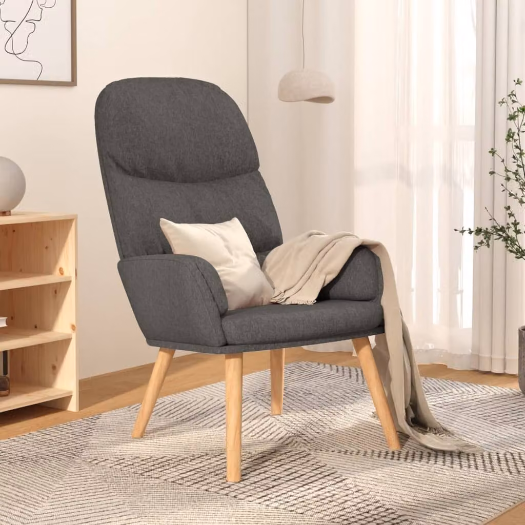 The Living Store reclinabile in tessuto grigio chiaro