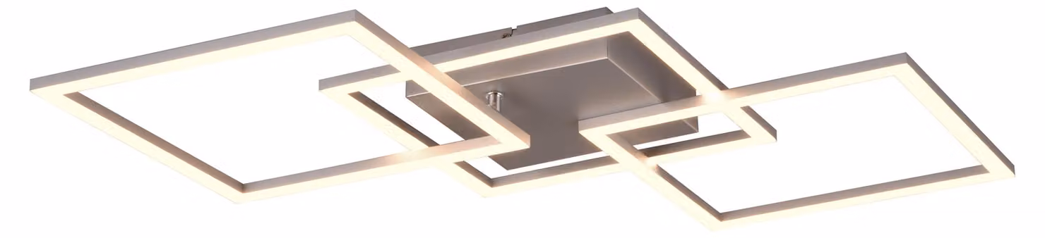 Lampada quadrata da soffitto regolabile argento TRAIL LED 31W RL